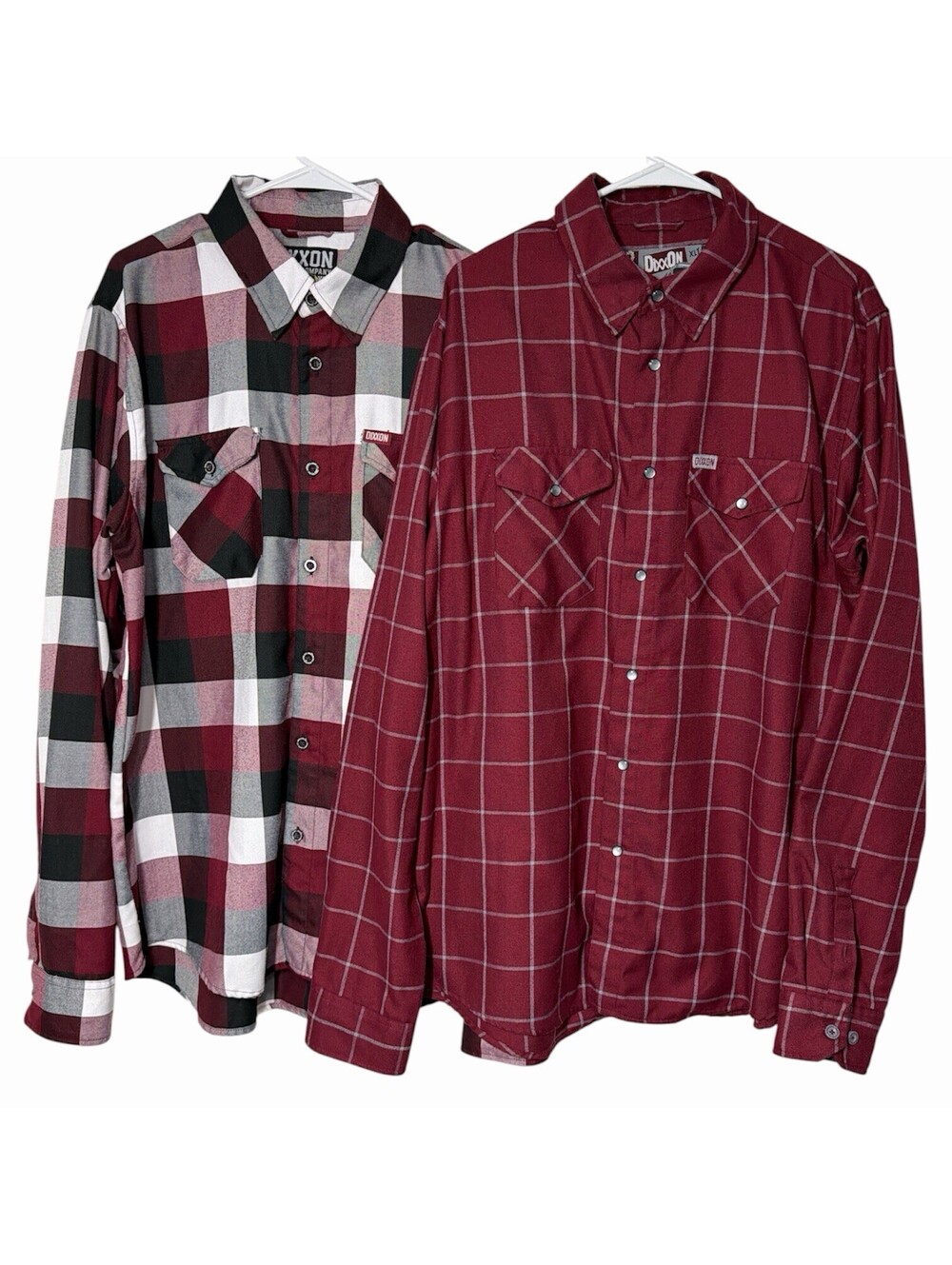 DIXXON Flannel Shirt Southpaw & The Underground Lot Of 2 Men's Size XLT